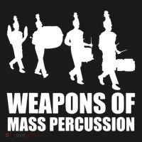 Drumline Weapons Of Mass Percussion Funny Drum Line Band Backpack thumb 2