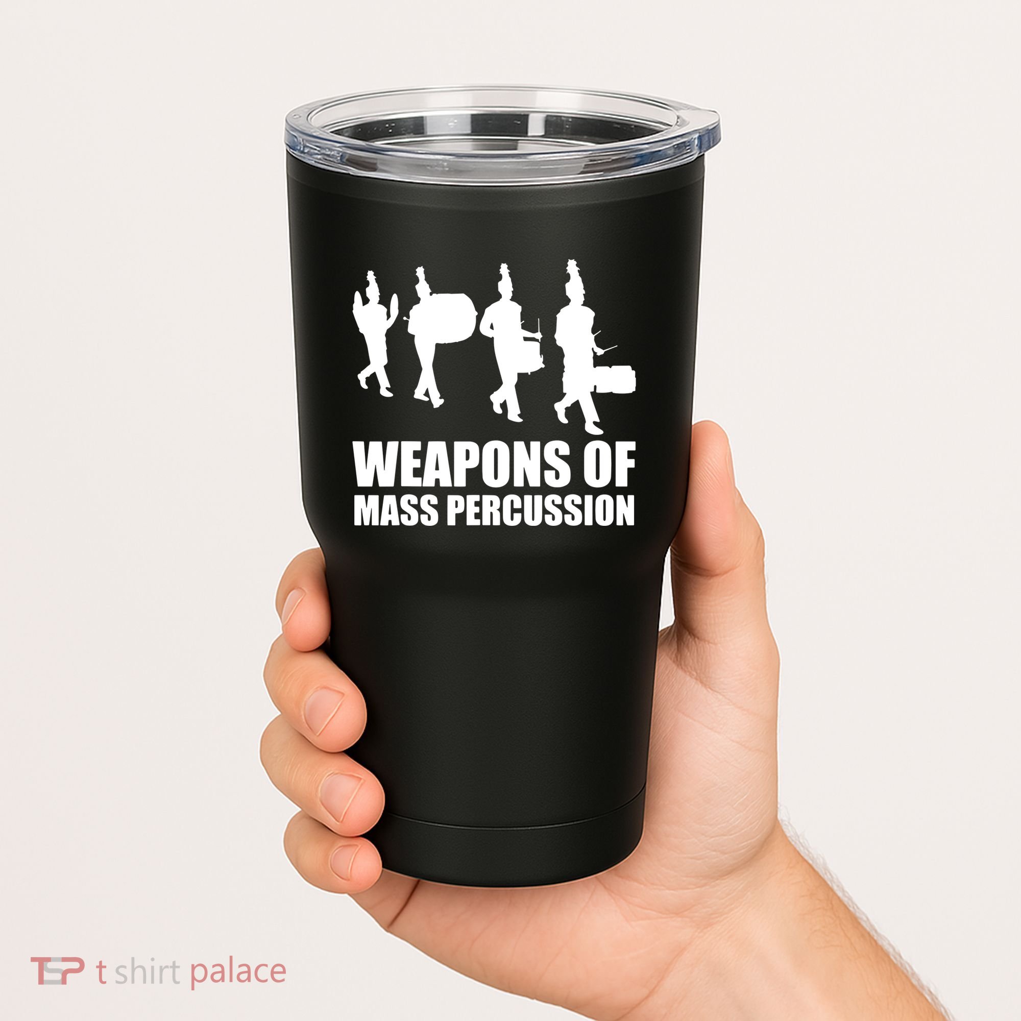 Drumline Weapons Of Mass Percussion Funny Drum Line Band Tumbler