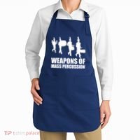 Drumline Weapons Of Mass Percussion Funny Drum Line Band Apron thumb 2