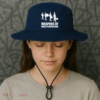 Drumline Weapons Of Mass Percussion Funny Drum Line Band Bucket Hat thumb 3