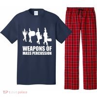 Drumline Weapons Of Mass Percussion Funny Drum Line Band Pajama Set thumb 0