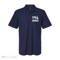 Drumline Weapons Of Mass Percussion Funny Drum Line Band Polo thumb 0