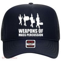 Drumline Weapons Of Mass Percussion Funny Drum Line Band Hat thumb 0