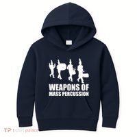 Drumline Weapons Of Mass Percussion Funny Drum Line Band Kids Hoodie thumb 0