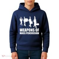 Drumline Weapons Of Mass Percussion Funny Drum Line Band Kids Hoodie thumb 4