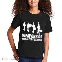 Drumline Weapons Of Mass Percussion Funny Drum Line Band Kids T-Shirt thumb 2