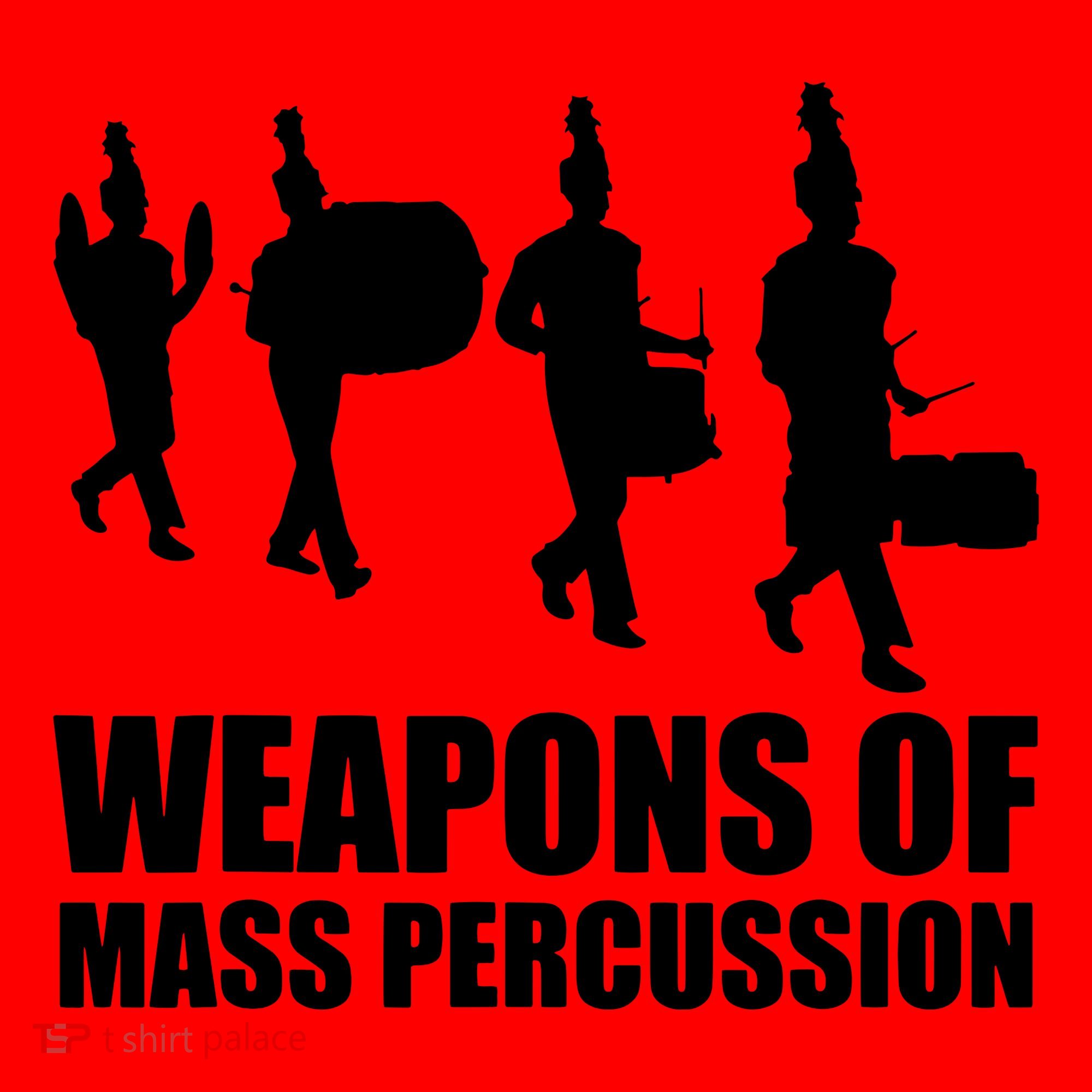 Drumline Weapons Of Mass Percussion Funny Drum Line Band Santa Hat