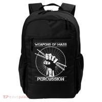 Drummers Weapons Of Mass Percussion Funny Drum Stick Backpack thumb 0