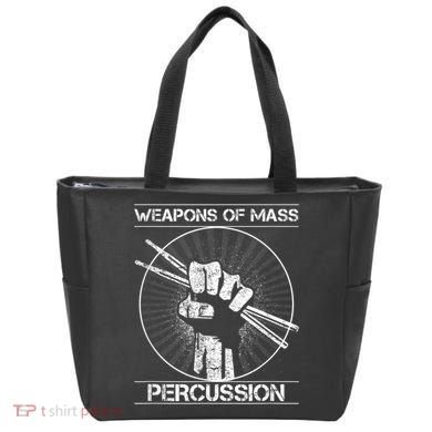 Drummers Weapons Of Mass Percussion Funny Drum Stick Tote Bag