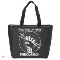 Drummers Weapons Of Mass Percussion Funny Drum Stick Tote Bag thumb 0