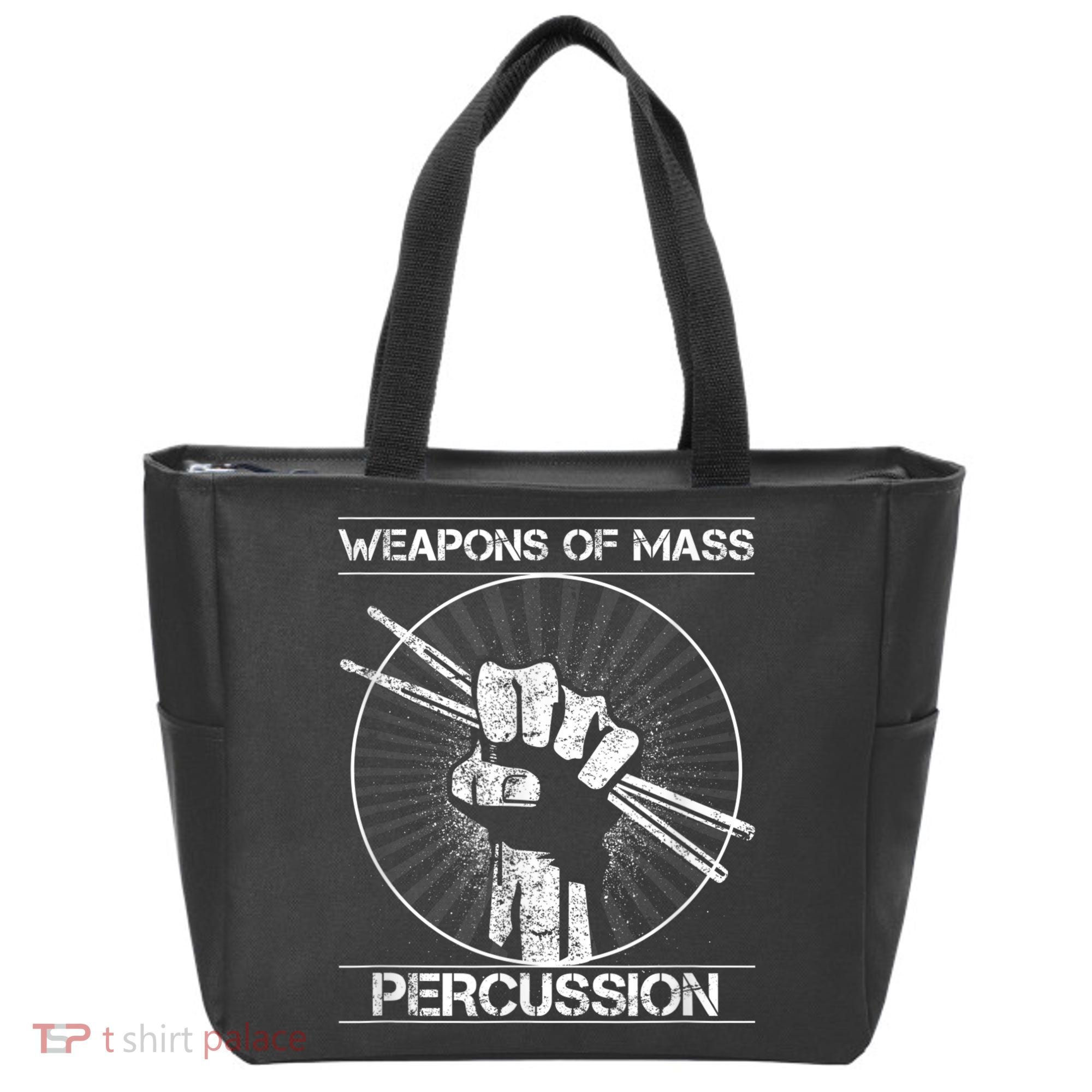 Drummers Weapons Of Mass Percussion Funny Drum Stick Tote Bag