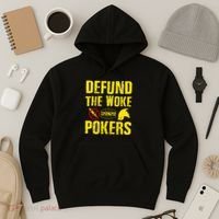 Defund Woke Pokers Hoodie thumb 3