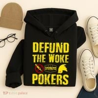 Defund Woke Pokers Hoodie thumb 4