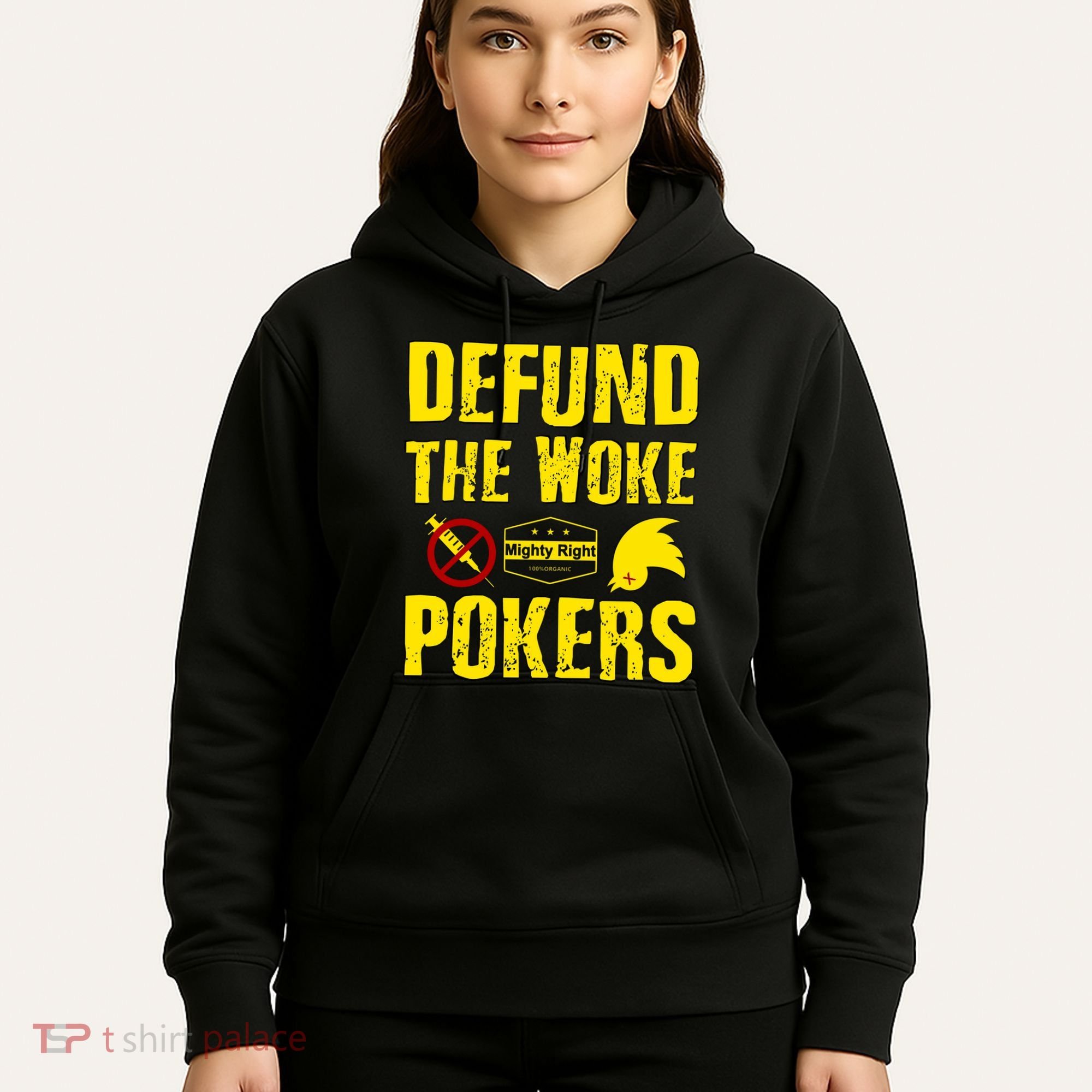 Defund Woke Pokers Hoodie