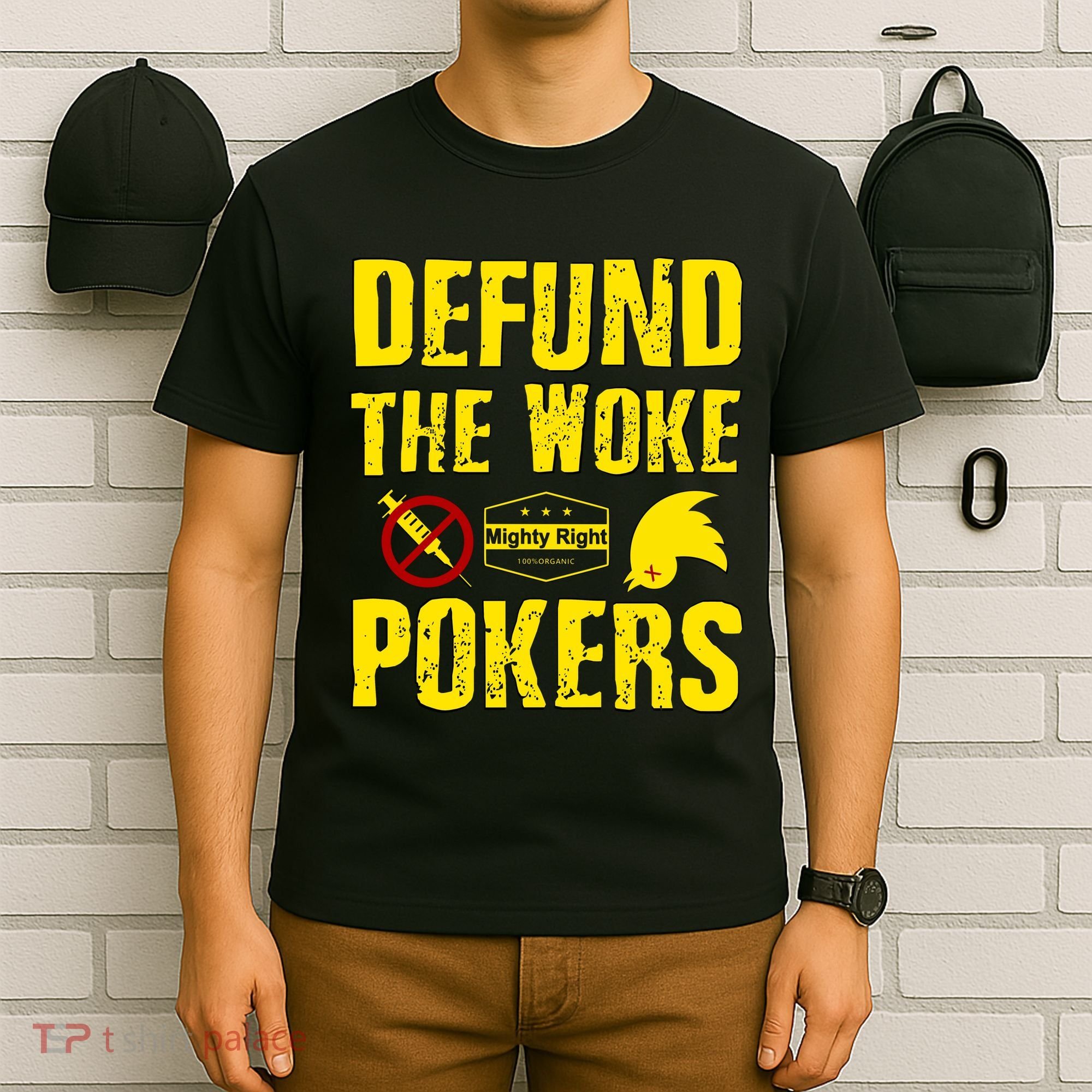 Defund Woke Pokers T-Shirt