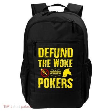 Defund Woke Pokers Backpack