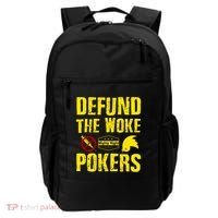 Defund Woke Pokers Backpack thumb 0