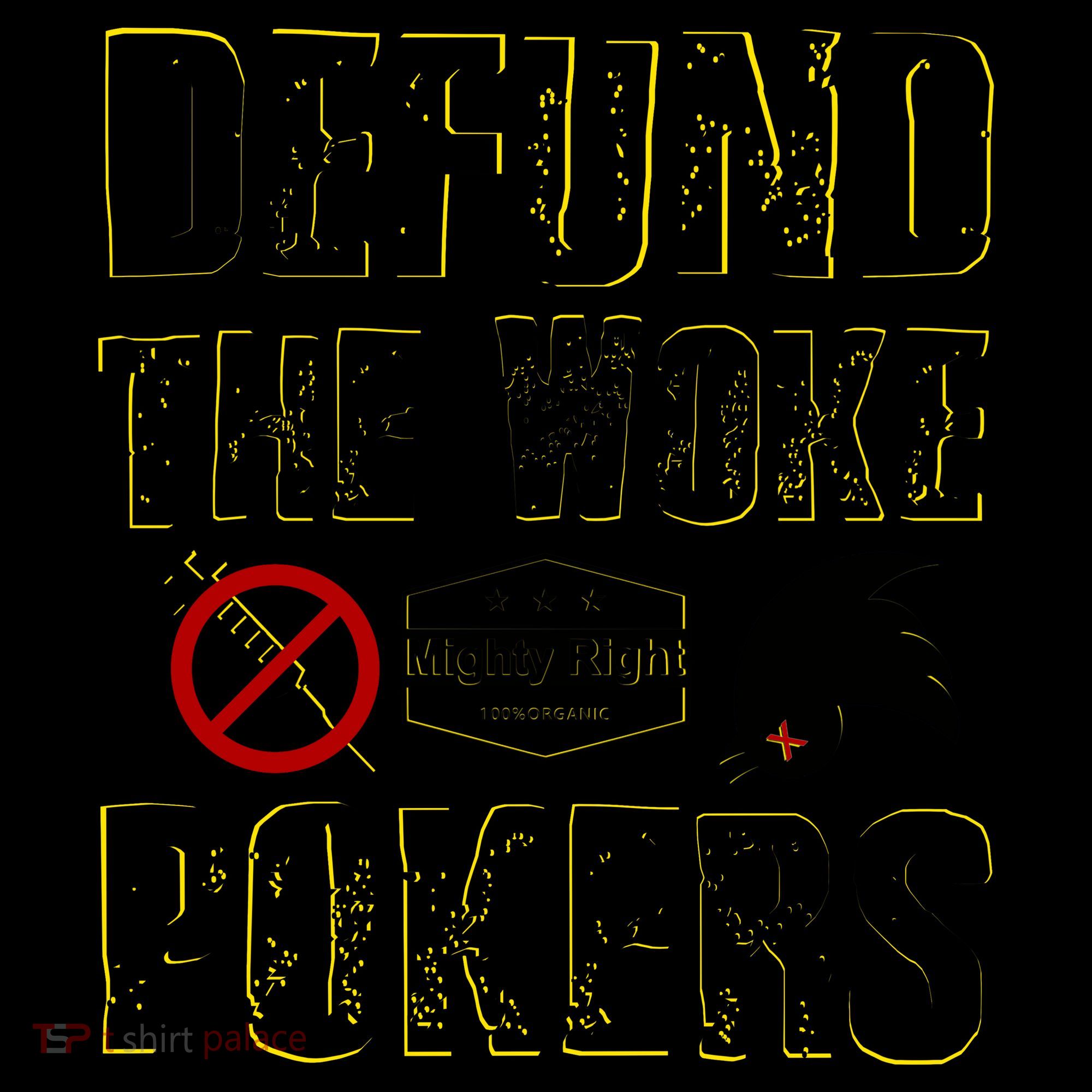 Defund Woke Pokers Coffee Mug