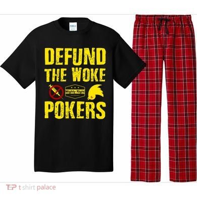 Defund Woke Pokers Pajama Set