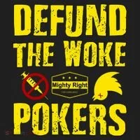 Defund Woke Pokers Tumbler thumb 3