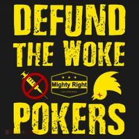 Defund Woke Pokers Mousepad thumb 1