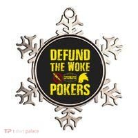 Defund Woke Pokers Ornament thumb 0