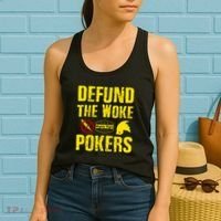 Defund Woke Pokers Women's Tank Top thumb 2