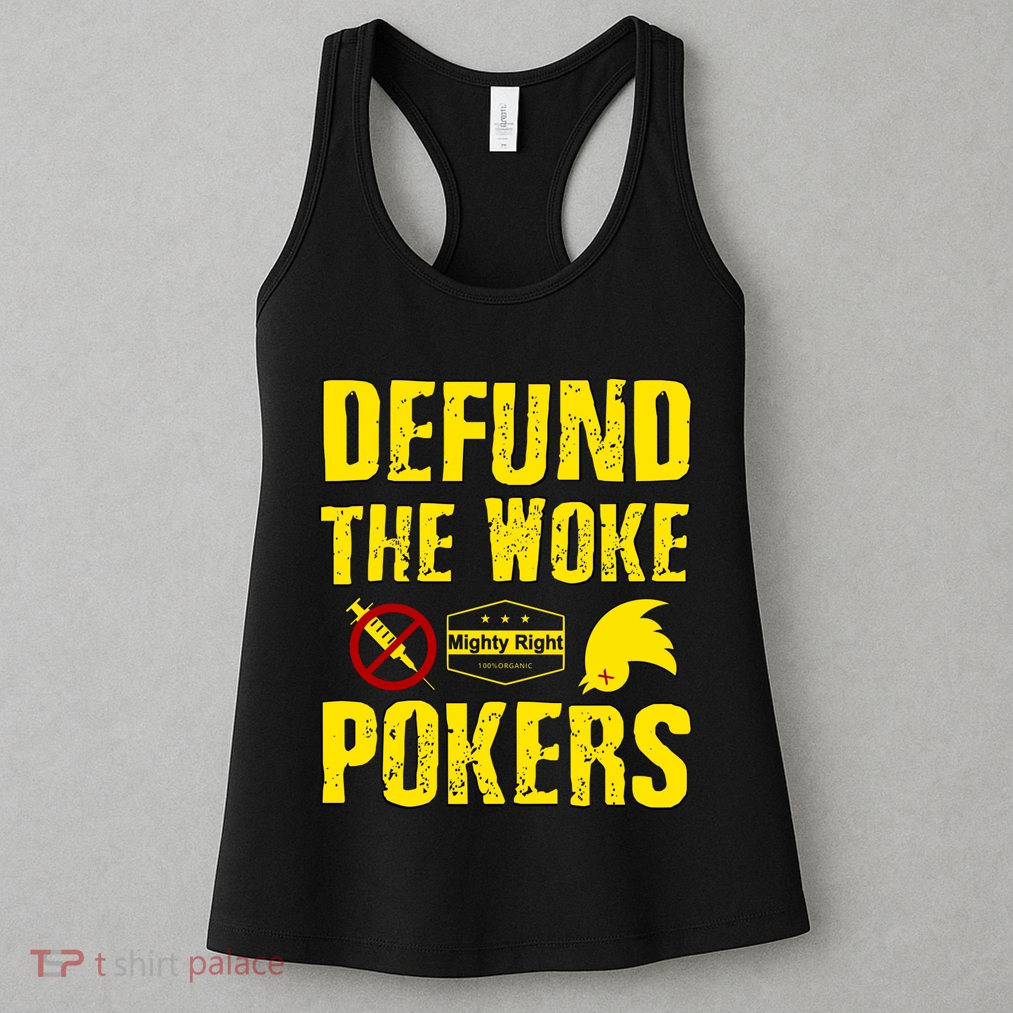 Defund Woke Pokers Women's Tank Top