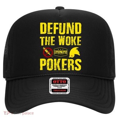 Defund Woke Pokers Hat