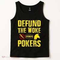 Defund Woke Pokers Tank Top thumb 2