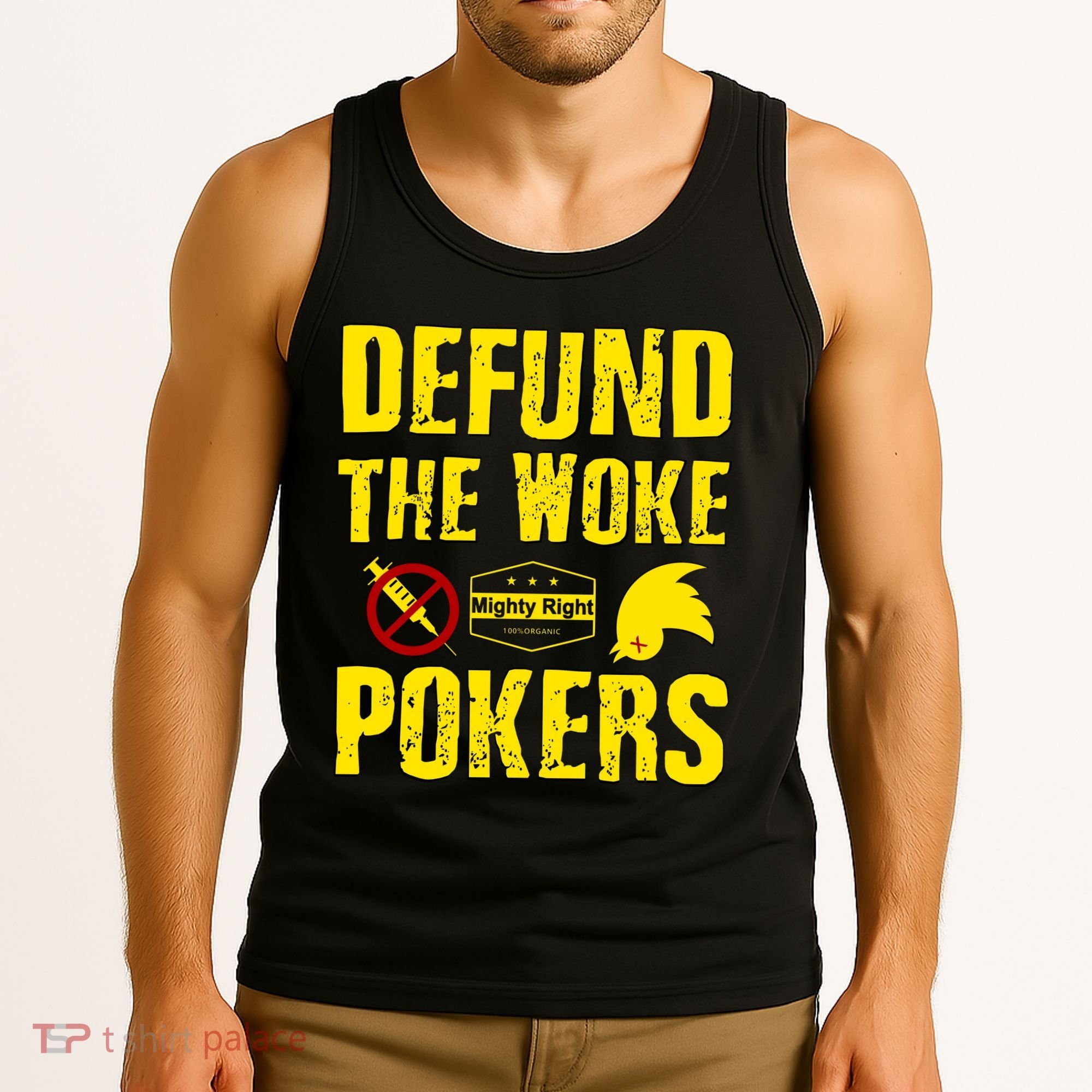 Defund Woke Pokers Tank Top