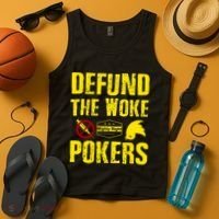 Defund Woke Pokers Tank Top thumb 4