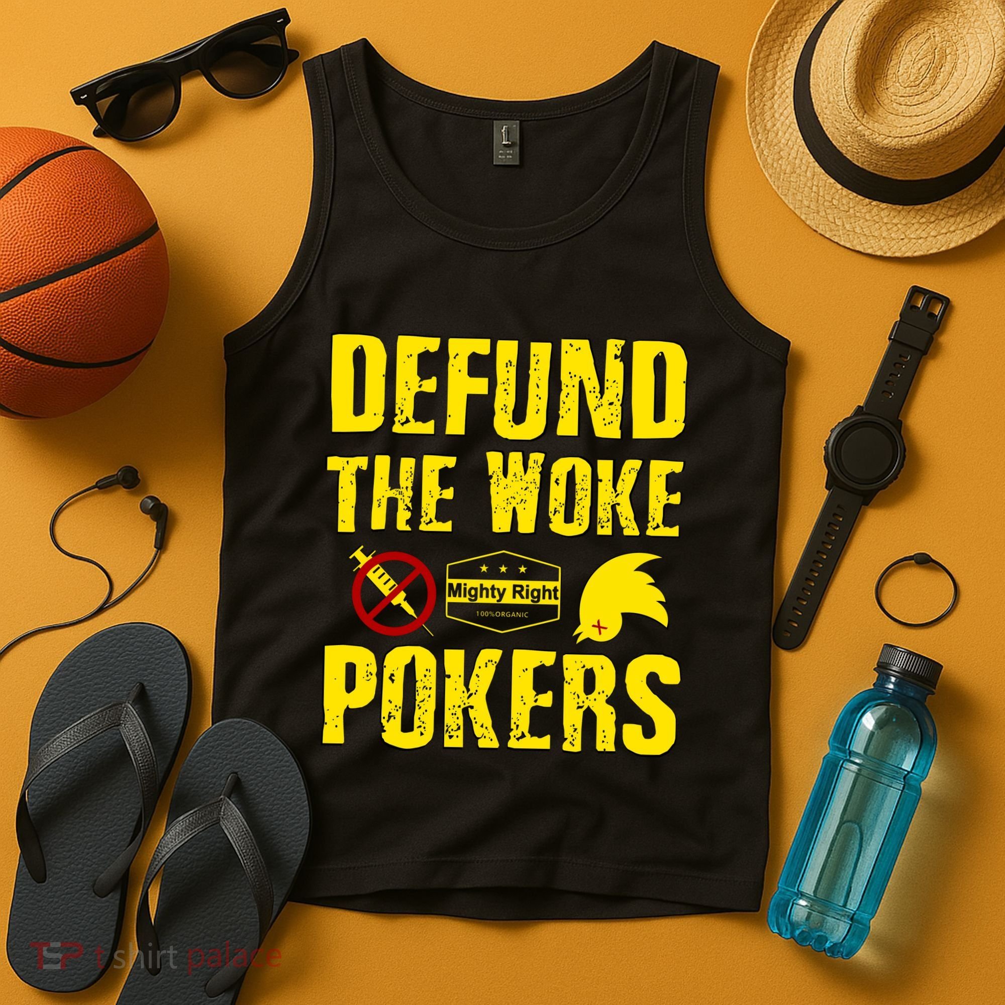 Defund Woke Pokers Tank Top