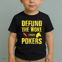 Defund Woke Pokers Toddler T-Shirt thumb 2