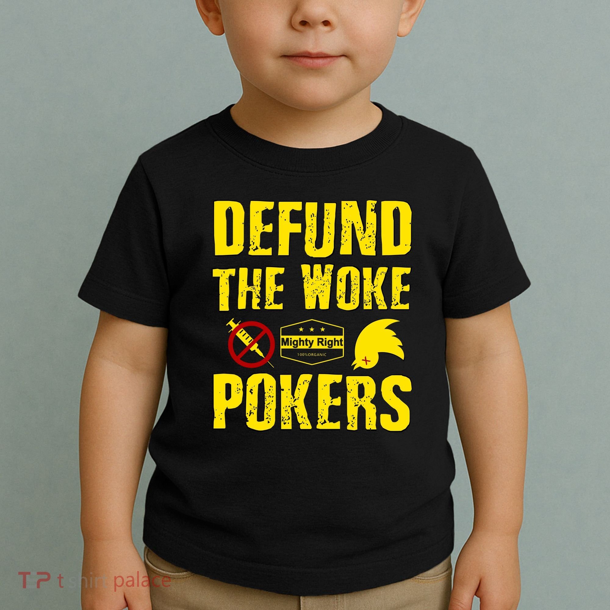 Defund Woke Pokers Toddler T-Shirt