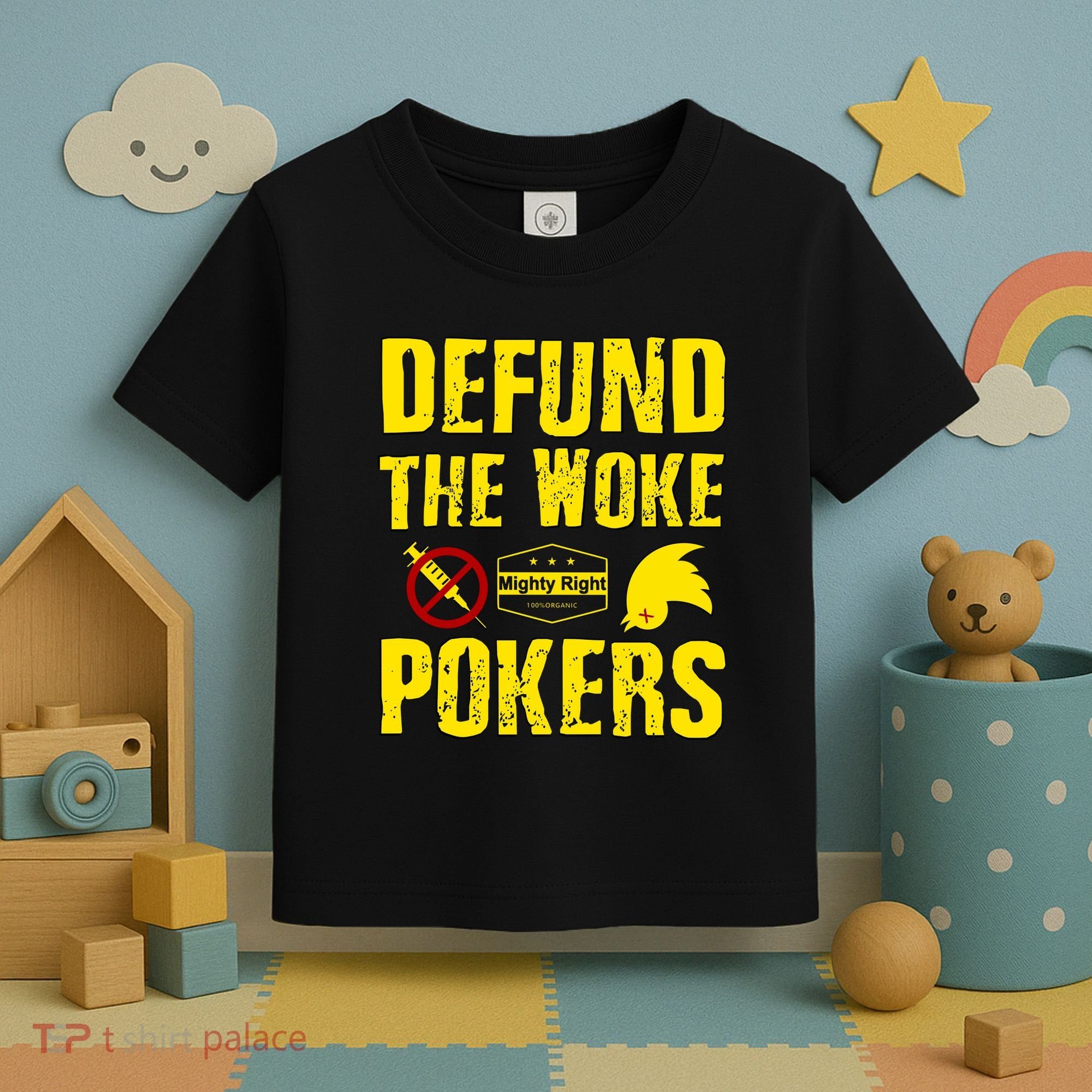 Defund Woke Pokers Toddler T-Shirt