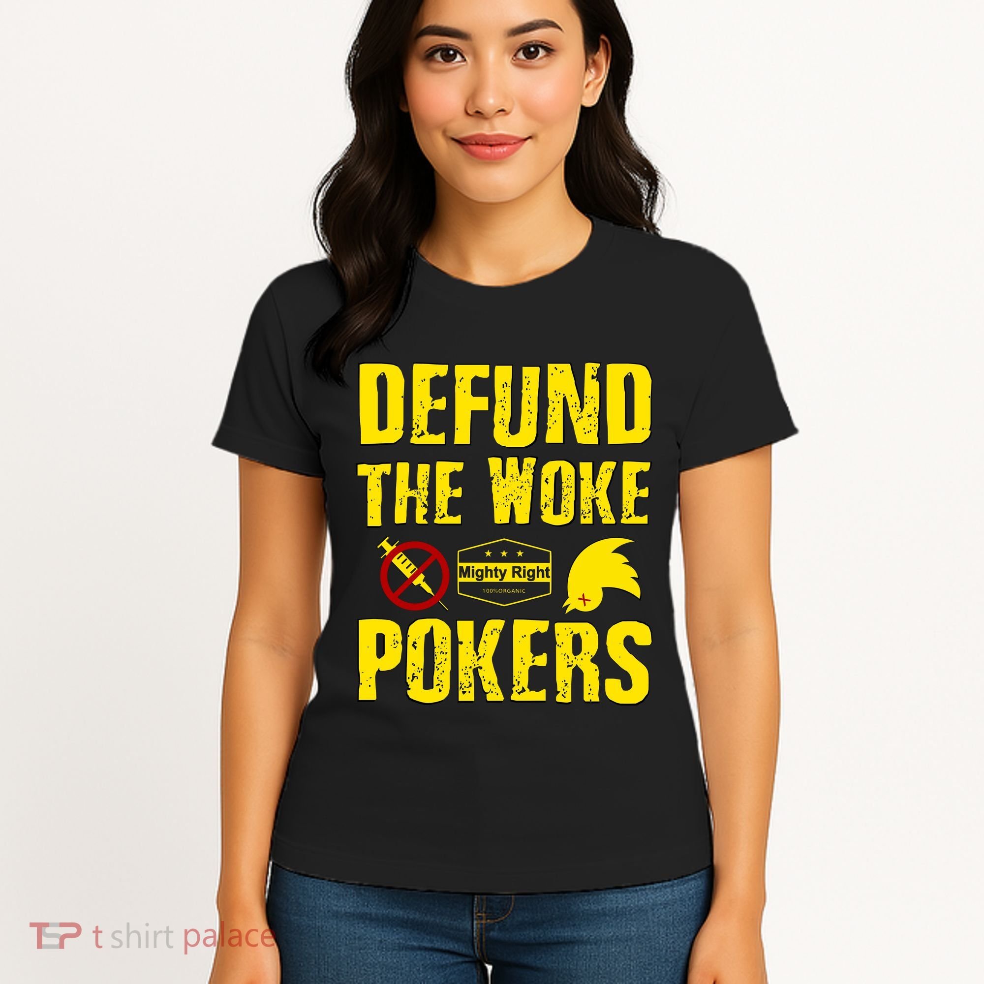 Defund Woke Pokers Women's T-Shirt
