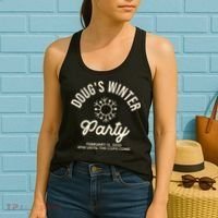 Dougs Winter Party February Women's Tank Top thumb 2