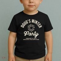 Dougs Winter Party February Toddler T-Shirt thumb 2