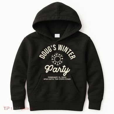 Dougs Winter Party February Kids Hoodie
