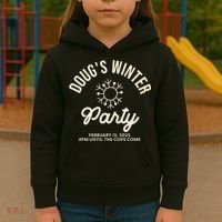 Dougs Winter Party February Kids Hoodie thumb 3