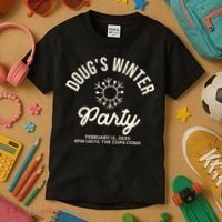 Dougs Winter Party February Kids T-Shirt thumb 3