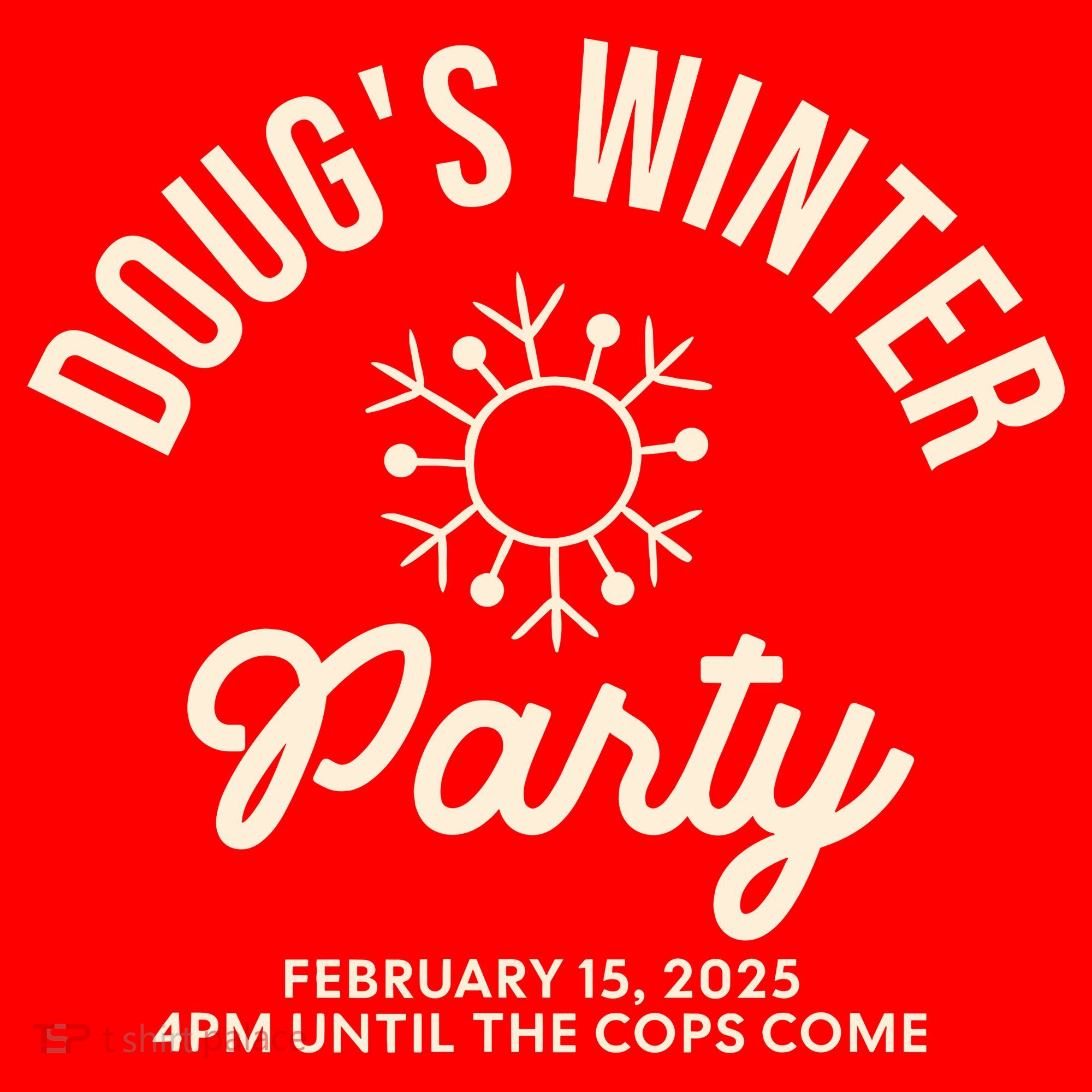 Dougs Winter Party February Santa Hat