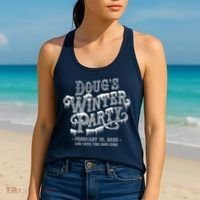 Dougs Winter Party 15 February Invite Dougs Winter Party Women's Tank Top thumb 2