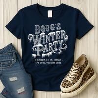 Dougs Winter Party 15 February Invite Dougs Winter Party Women's T-Shirt thumb 3