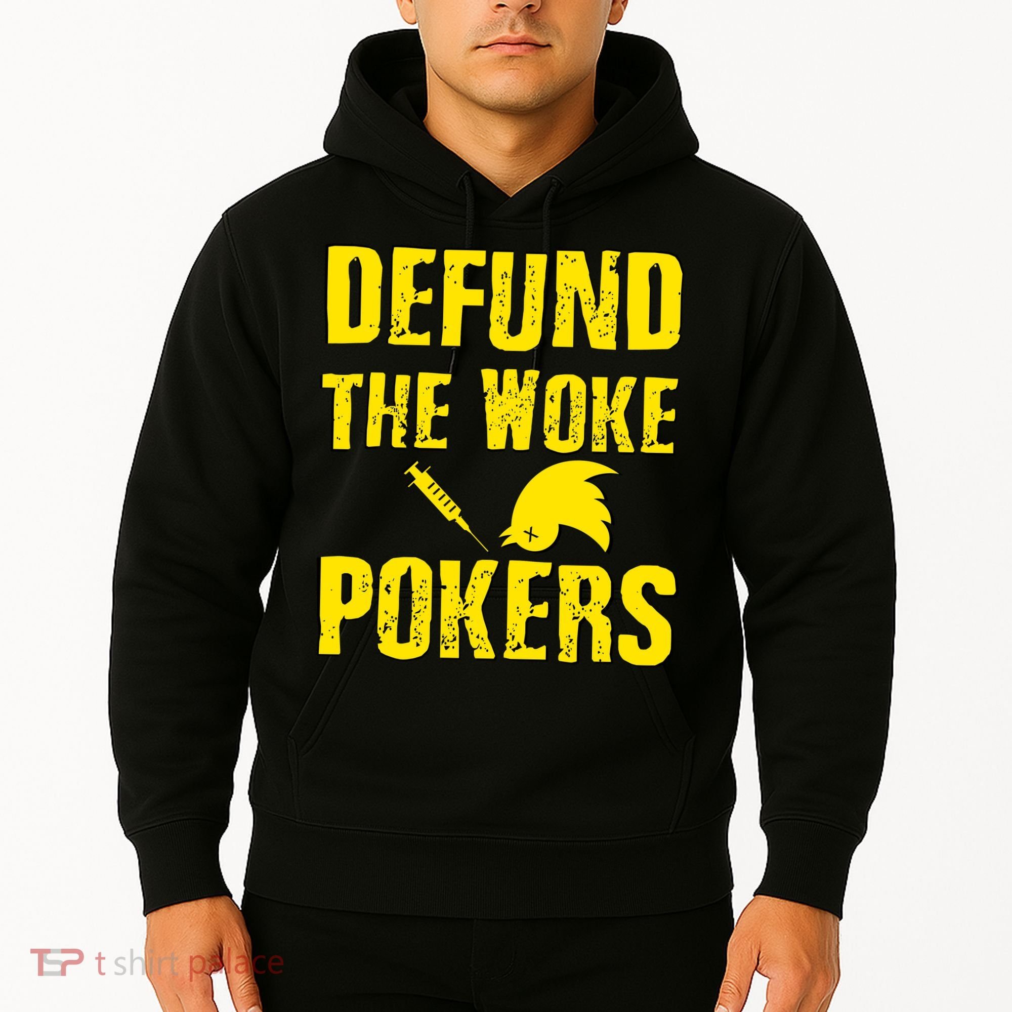 Defund Woke Pokers Hoodie