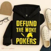 Defund Woke Pokers Hoodie thumb 4