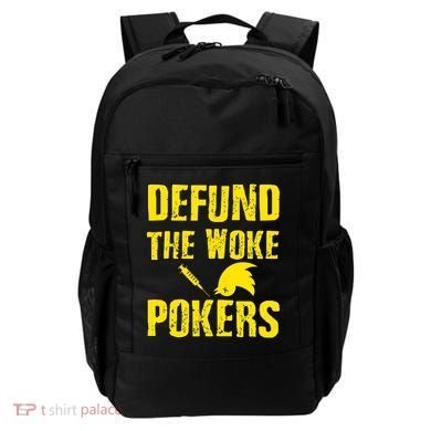 Defund Woke Pokers Backpack