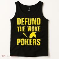 Defund Woke Pokers Tank Top thumb 2
