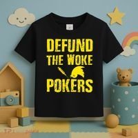 Defund Woke Pokers Toddler T-Shirt thumb 3